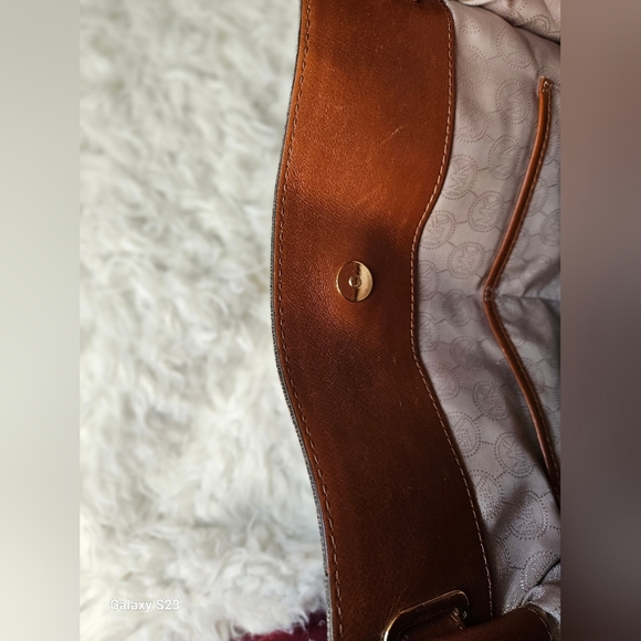 Michael Kors Brown Signature Tote Bag - Picture 10 of 15